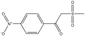 2-(methylsulfonyl)-1-(4-nitrophenyl)-1-ethanone Structure
