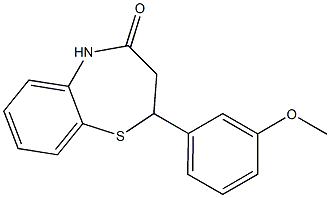 2-(3-methoxyphenyl)-2,3,4,5-tetrahydro-1,5-benzothiazepin-4-one
