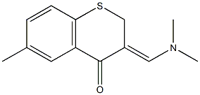 3-[(Z)-(dimethylamino)methylidene]-6-methyl-2H-thiochromen-4-one Structure