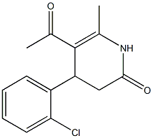 5-acetyl-4-(2-chlorophenyl)-6-methyl-3,4-dihydro-2(1H)-pyridinone