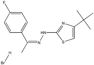  1-(4-fluorophenyl)ethan-1-one 1-[4-(tert-butyl)-1,3-thiazol-2-yl]hydrazone hydrobromide