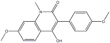  4-hydroxy-7-methoxy-3-(4-methoxyphenyl)-1-methyl-1,2-dihydroquinolin-2-one