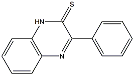 3-phenyl-1,2-dihydroquinoxaline-2-thione Struktur