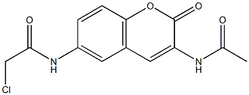 N1-[3-(acetylamino)-2-oxo-2H-chromen-6-yl]-2-chloroacetamide