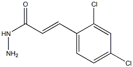 (E)-3-(2,4-dichlorophenyl)-2-propenohydrazide Struktur