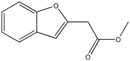 Benzo[b]furan-2-acetic acid methylester Structure