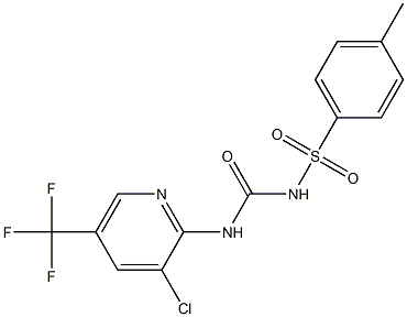  3-chloro-2-[({[(4-methylphenyl)sulfonyl]amino}carbonyl)amino]-5-(trifluoromethyl)pyridine