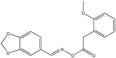 5-[({[2-(2-methoxyphenyl)acetyl]oxy}imino)methyl]-1,3-benzodioxole