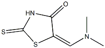 5-[(E)-(dimethylamino)methylidene]-2-thioxo-1,3-thiazolan-4-one Struktur