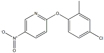 2-(4-chloro-2-methylphenoxy)-5-nitropyridine Structure