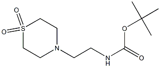 tert-butyl N-[2-(1,1-dioxo-1lambda~6~,4-thiazinan-4-yl)ethyl]carbamate