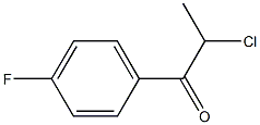 2-chloro-1-(4-fluorophenyl)propan-1-one Structure