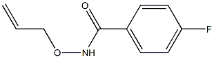 N-(allyloxy)-4-fluorobenzenecarboxamide Struktur