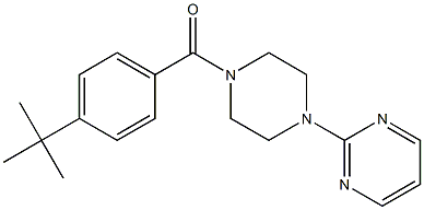 [4-(tert-butyl)phenyl][4-(2-pyrimidinyl)piperazino]methanone