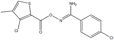 O1-[(3-chloro-4-methyl-2-thienyl)carbonyl]-4-chlorobenzene-1-carbohydroximamide