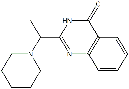 2-(1-piperidinoethyl)-4(3H)-quinazolinone Structure