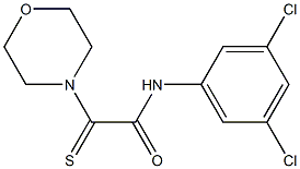 N-(3,5-dichlorophenyl)-2-morpholino-2-thioxoacetamide Structure