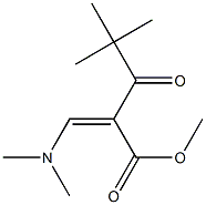methyl 3-(dimethylamino)-2-(2,2-dimethylpropanoyl)acrylate Structure