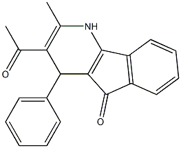 3-acetyl-2-methyl-4-phenyl-4,5-dihydro-1H-indeno[1,2-b]pyridin-5-one