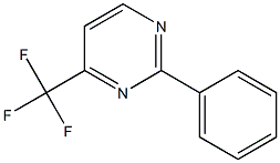 2-phenyl-4-(trifluoromethyl)pyrimidine 结构式
