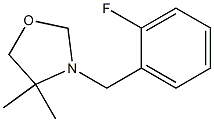 3-(2-fluorobenzyl)-4,4-dimethyl-1,3-oxazolane