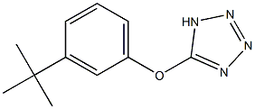 3-(tert-butyl)phenyl 1H-1,2,3,4-tetraazol-5-yl ether 结构式