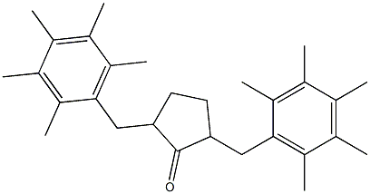 2,5-di(2,3,4,5,6-pentamethylbenzyl)cyclopentan-1-one