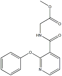 methyl 2-{[(2-phenoxy-3-pyridyl)carbonyl]amino}acetate