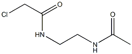 N-[2-(acetylamino)ethyl]-2-chloroacetamide Struktur