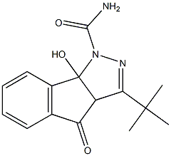 3-(tert-butyl)-8b-hydroxy-4-oxo-4,8b-dihydroindeno[1,2-c]pyrazole-1(3aH)-carboxamide