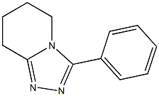 3-phenyl-5,6,7,8-tetrahydro[1,2,4]triazolo[4,3-a]pyridine Structure