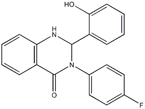 3-(4-fluorophenyl)-2-(2-hydroxyphenyl)-1,2,3,4-tetrahydroquinazolin-4-one