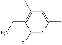 (2-chloro-4,6-dimethylpyridin-3-yl)methanamine Struktur
