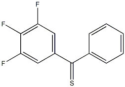 (3,4,5-trifluorophenyl)(phenyl)methanethione Structure