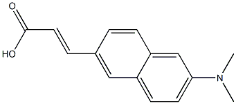 (E)-3-(2-(dimethylamino)naphthalen-6-yl)acrylic acid