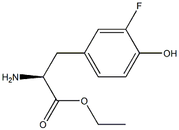 (S)-ethyl 2-amino-3-(3-fluoro-4-hydroxyphenyl)propanoate Structure