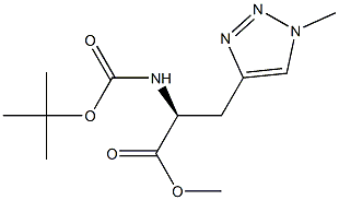 (S)-methyl 2-(tert-butoxycarbonylamino)-3-(1-methyl-1H-1,2,3-triazol-4-yl)propanoate