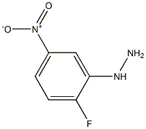 1-(2-fluoro-5-nitrophenyl)hydrazine 结构式