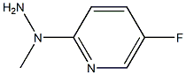 1-(5-fluoropyridin-2-yl)-1-methylhydrazine 化学構造式