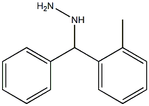 1-(phenyl(o-tolyl)methyl)hydrazine Struktur