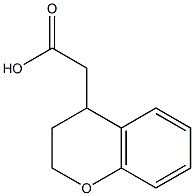 2-(3,4-dihydro-2H-chromen-4-yl)acetic acid Structure