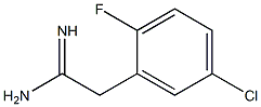 2-(5-chloro-2-fluorophenyl)acetamidine Structure