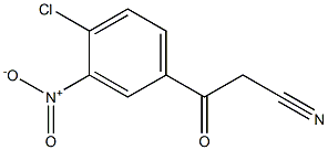3-(4-chloro-3-nitrophenyl)-3-oxopropanenitrile Structure