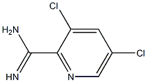 3,5-dichloropyridine-2-carboxamidine,,结构式