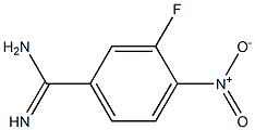 3-fluoro-4-nitro-benzamidine Struktur