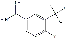 4-fluoro-3-(trifluoromethyl)benzamidine 化学構造式
