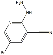 5-bromo-2-hydrazinylpyridine-3-carbonitrile Structure