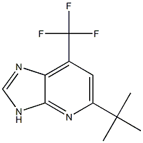5-tert-butyl-7-(trifluoromethyl)-3H-imidazo[4,5-b]pyridine 化学構造式