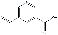 5-vinylpyridine-3-carboxylic acid Struktur