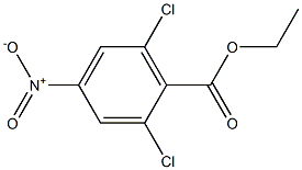 ethyl 2,6-dichloro-4-nitrobenzoate Struktur